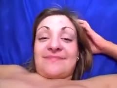 After letting me touch and experiment with her pussy, my slutwife eats my shlong.